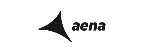Logotipo de Aena, cliente de Karmina
