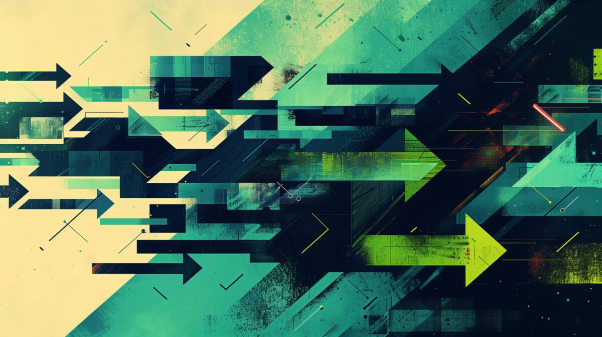 Composición visual de Smart Team sobre procesos, dirección y optimización